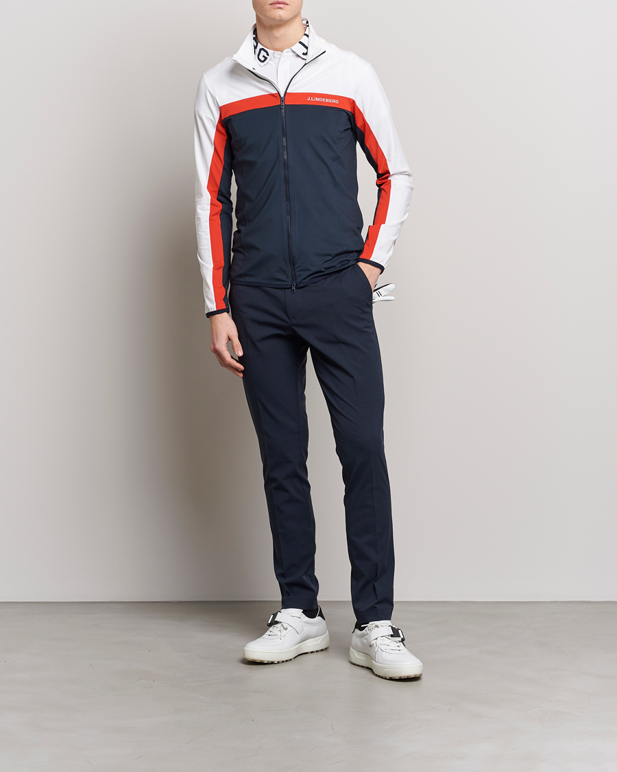 Herre | Trøjer | J.Lindeberg | Jarvis Mid Layer Full Zip Navy