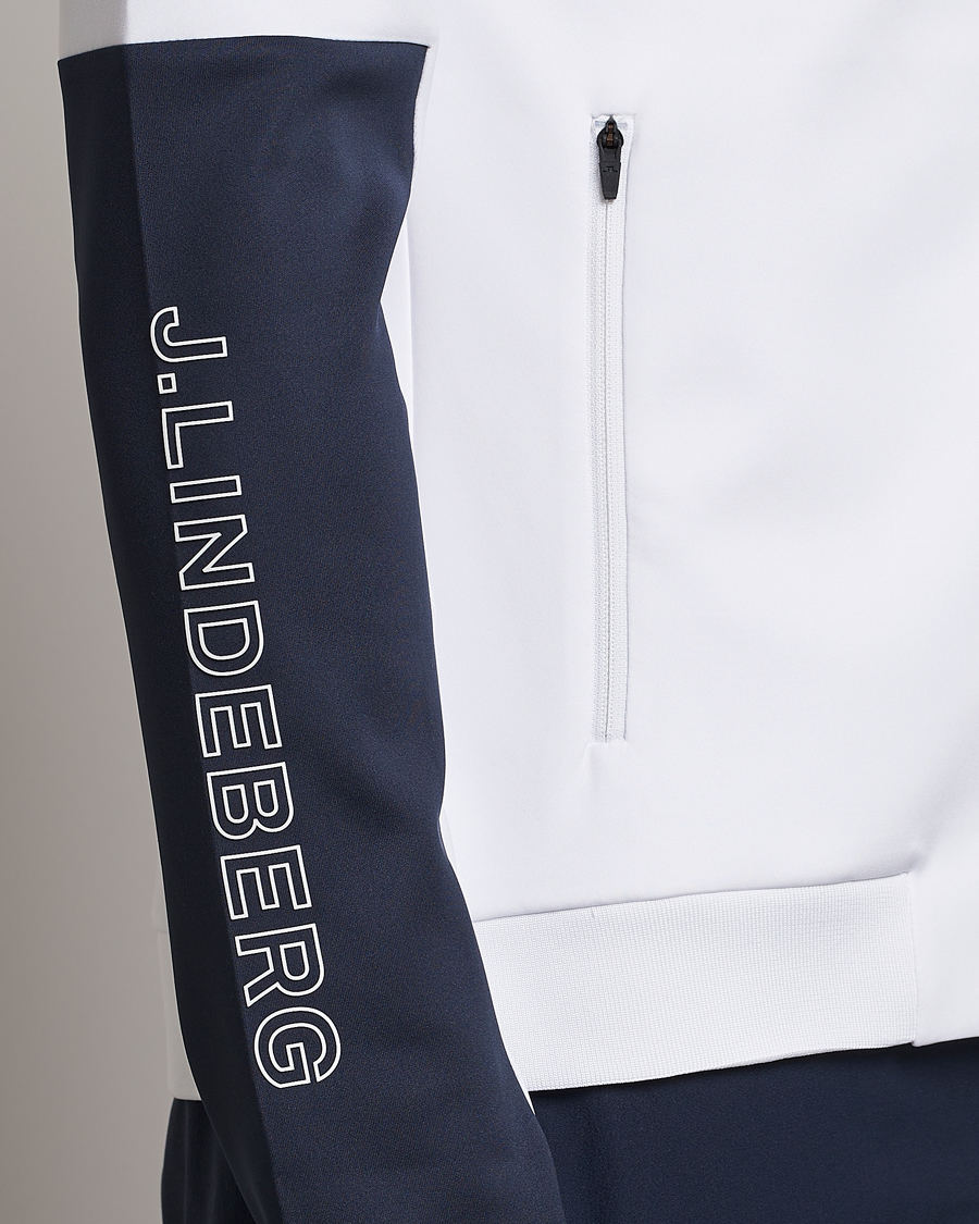 Herre | Jakker | J.Lindeberg | Lazarus Mid Layer Full Zip White
