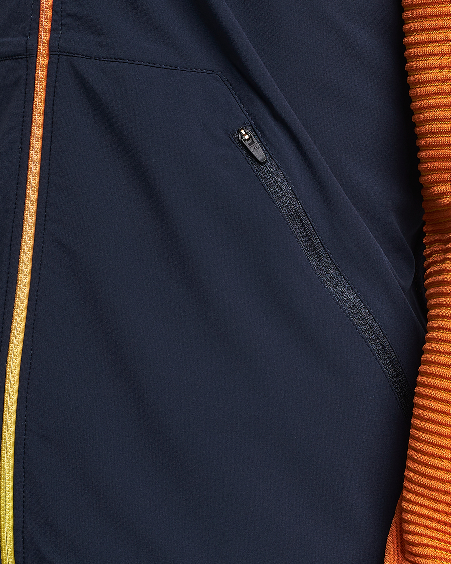 Herre | Jakker | J.Lindeberg | Rolf Hybrid Knitted Jacket Navy