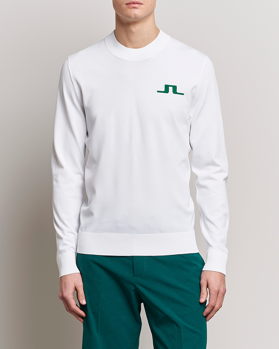 Herre | Trøjer | J.Lindeberg | Gus Knitted Sweater White