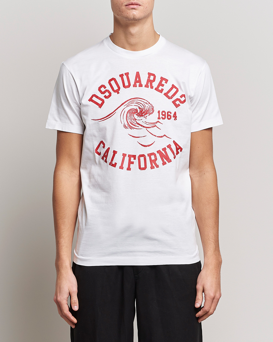 Herre | T-Shirts | Dsquared2 | California Tee White