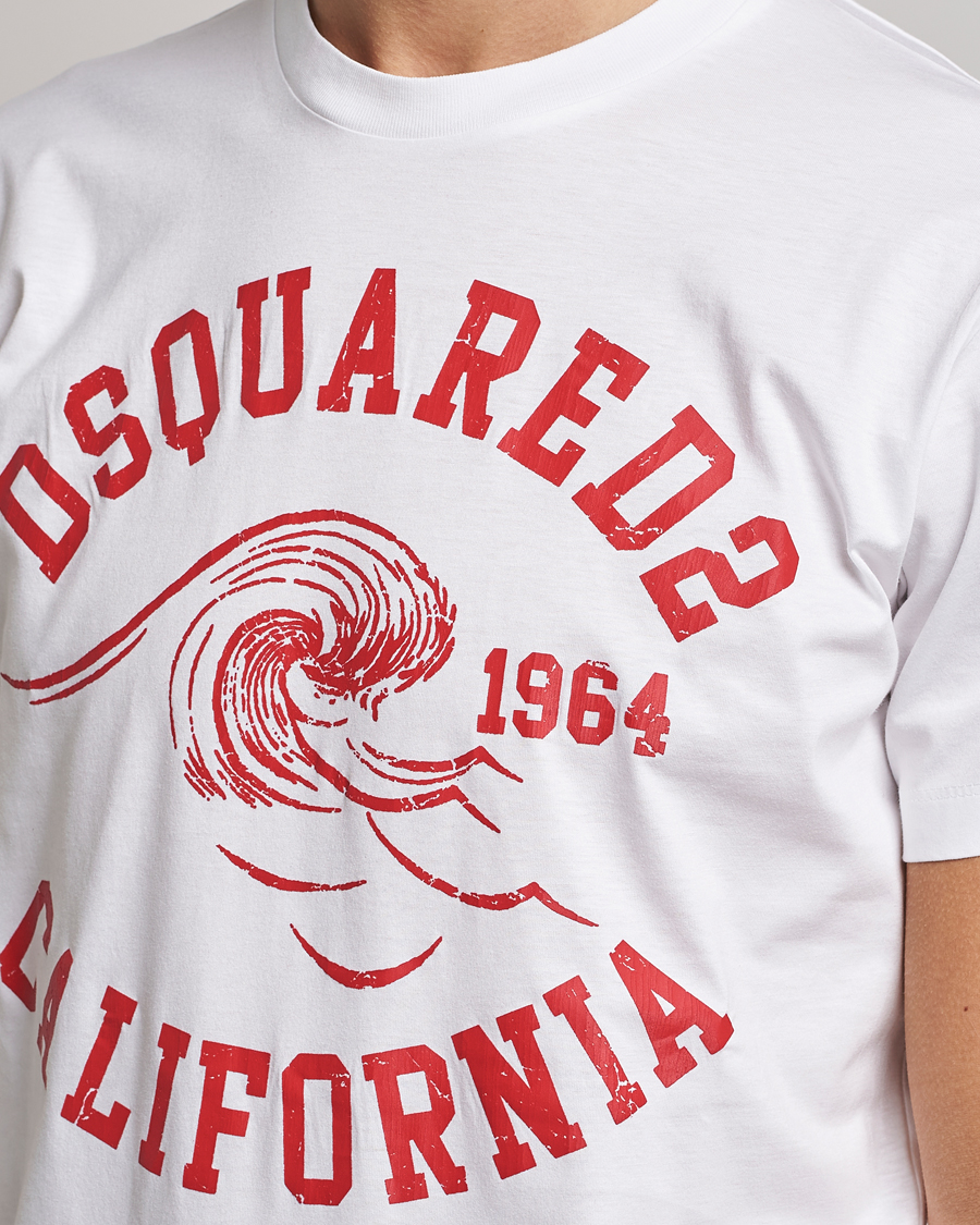Herre | T-Shirts | Dsquared2 | California Tee White