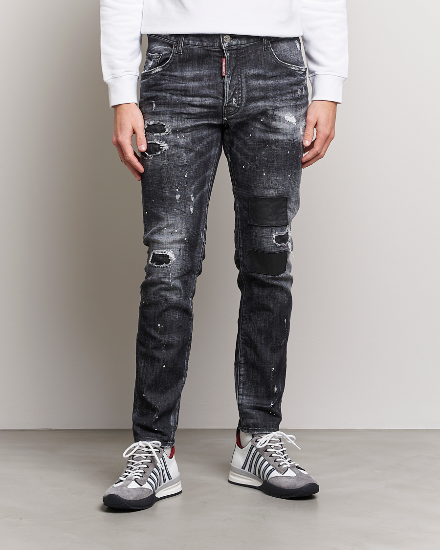 Herre | Jeans | Dsquared2 | Skater Jeans Medium Black Wash