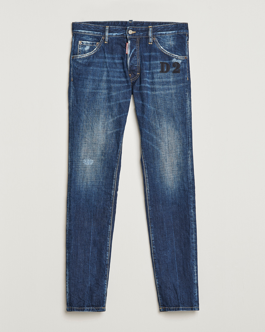 Herre | Jeans | Dsquared2 | Skater Jeans Dark Blue Wash