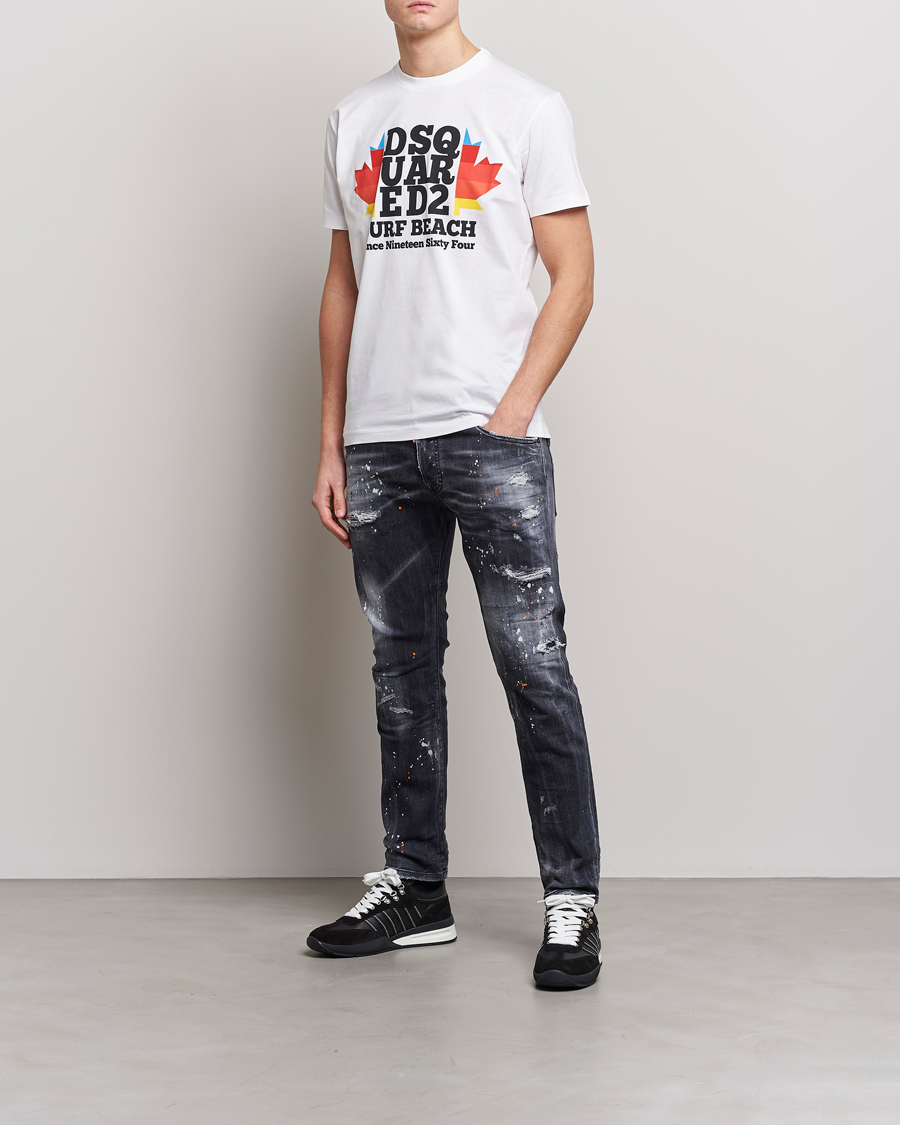Herre | Jeans | Dsquared2 | Skater Jeans Black Wash