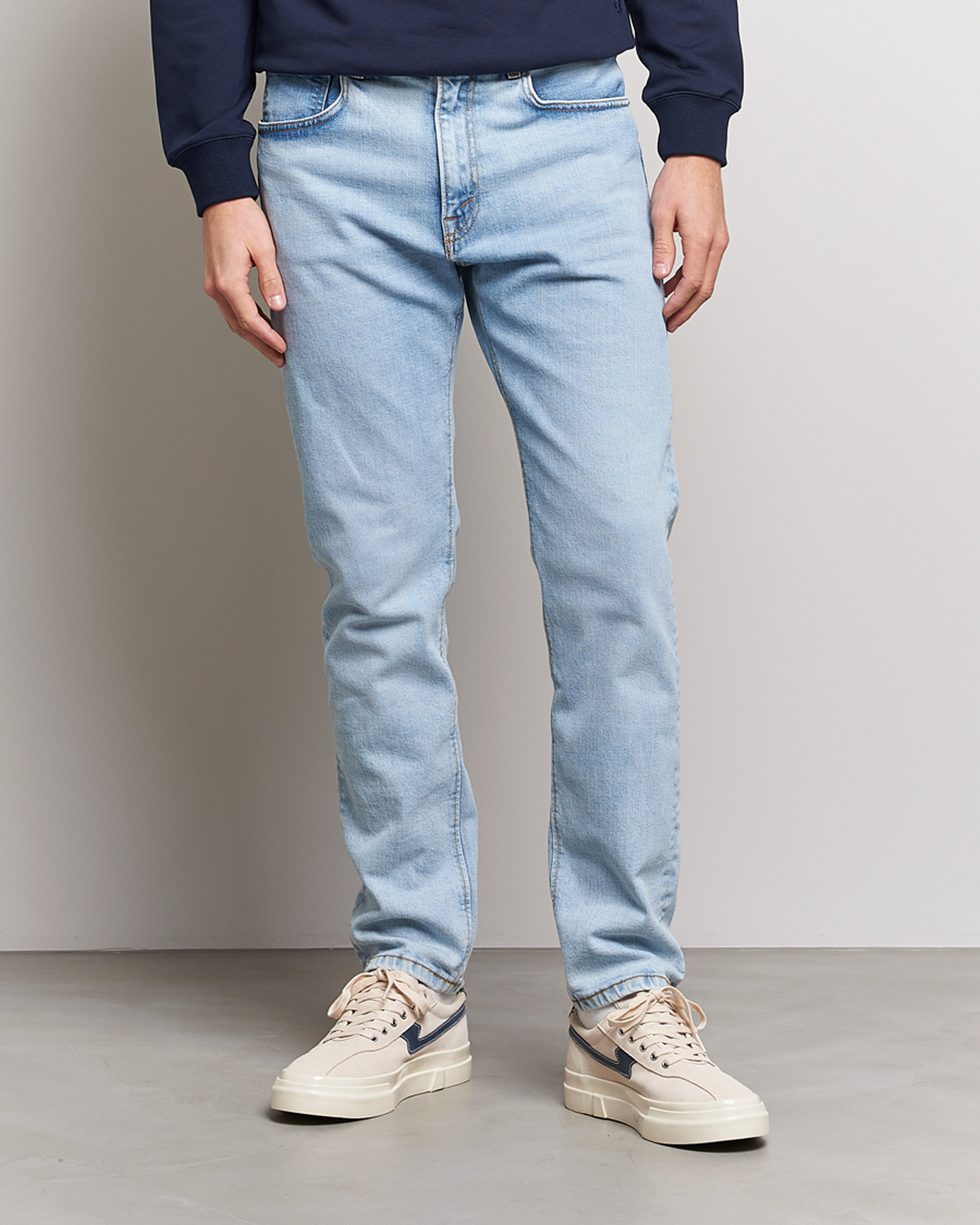 Herre | Jeanerica | Jeanerica | TM005 Tapered Jeans Moda Blue
