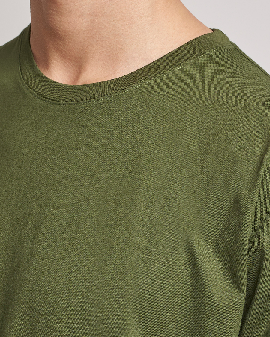 Herre | T-Shirts | Jeanerica | Marcel Crew Neck T-Shirt Army Green