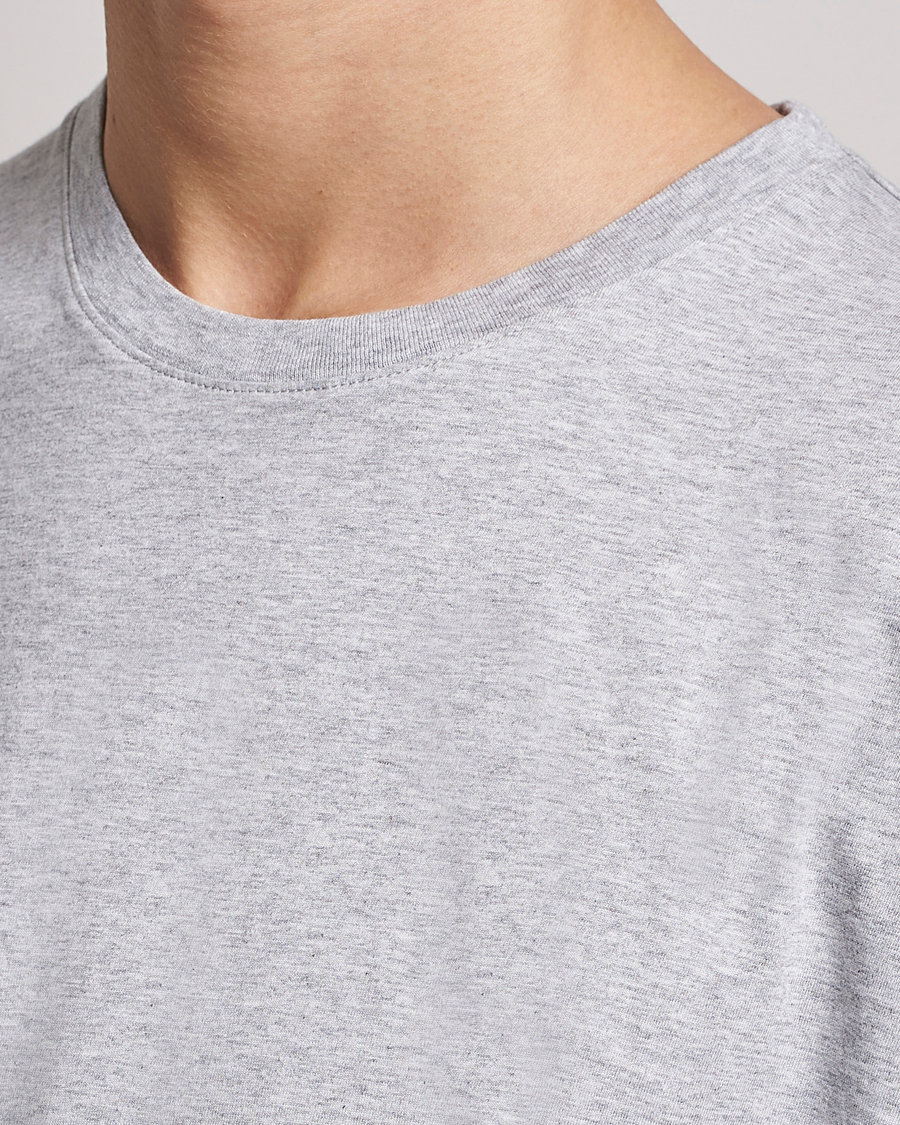 Herre | T-Shirts | Jeanerica | Marcel Crew Neck T-Shirt Light Grey Melange