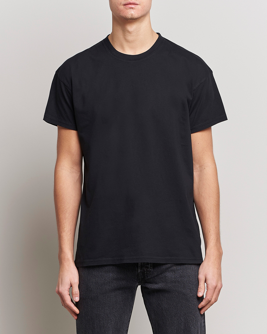 Herre | Sorte t-shirts | Jeanerica | Marcel Crew Neck T-Shirt Black