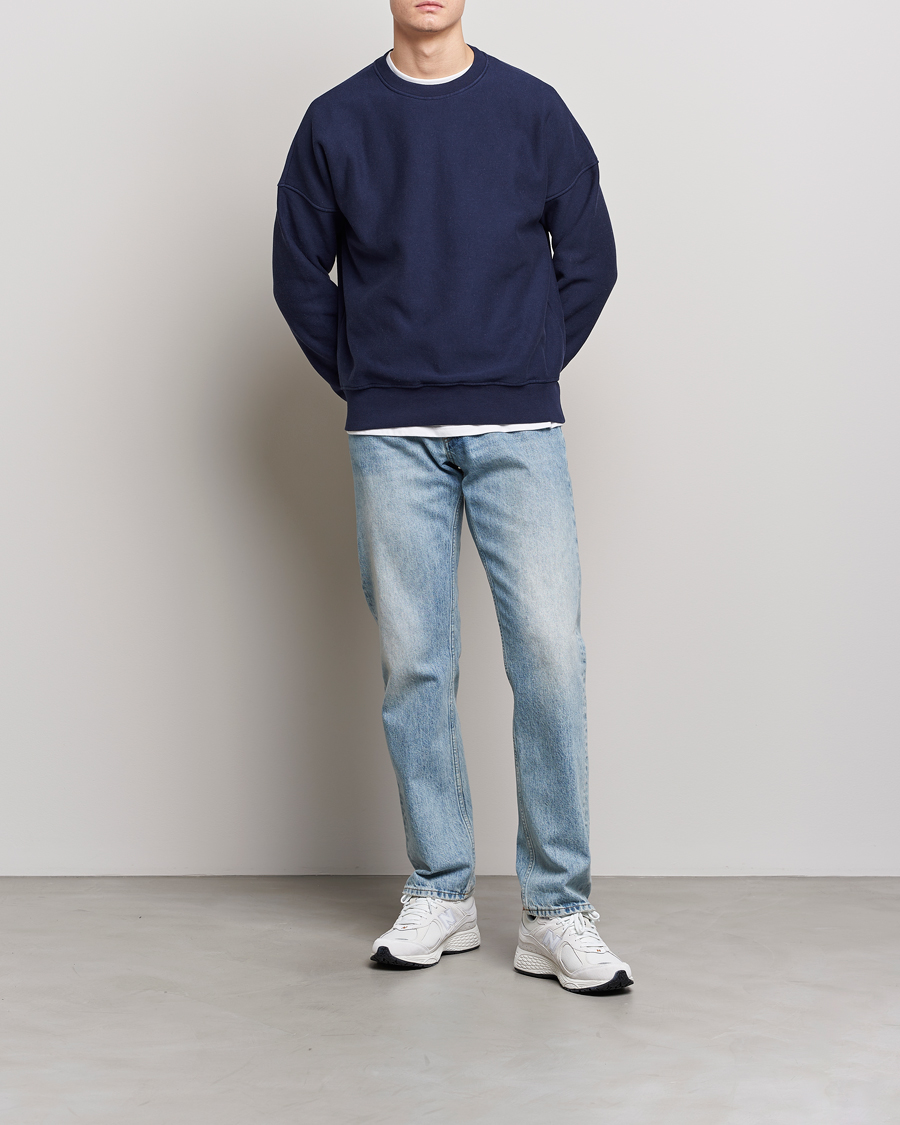 Herre | Trøjer | Jeanerica | Paule Crew Neck Sweatshirt Dark Navy