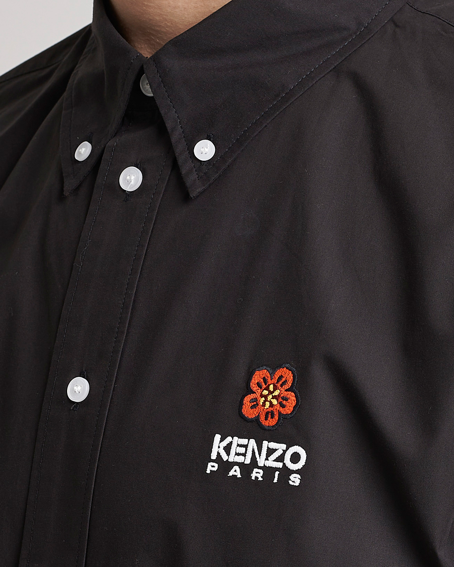 Herre | Skjorter | KENZO | Boke Flower Crest Casual Shirt Black