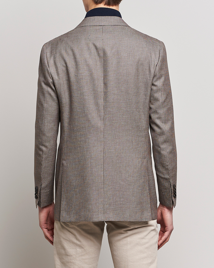 Herre | Blazere & jakker | Kiton | Wool Houndstooth Blazer Beige