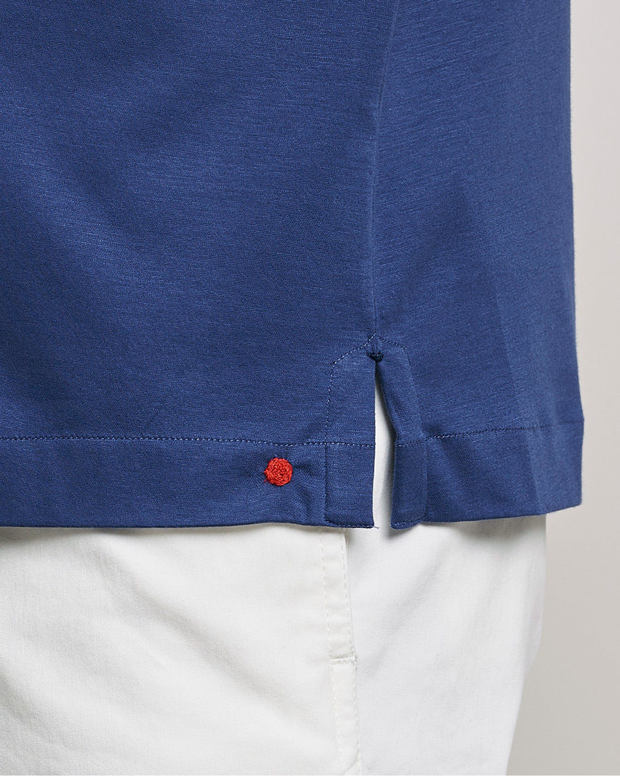 Herre | Skjorter | Kiton | Popover Shirt Dark Blue