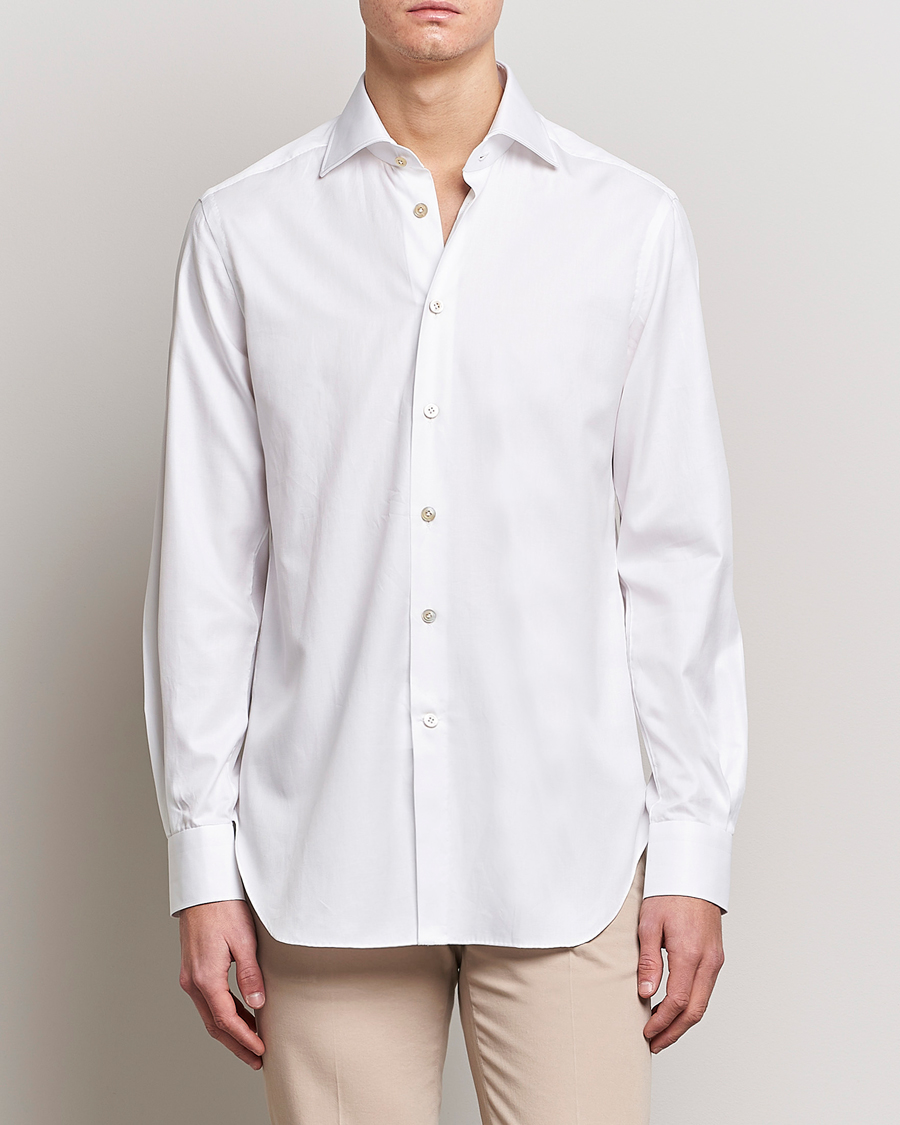 Herre | Formelle | Kiton | Slim Fit Dress Shirt White