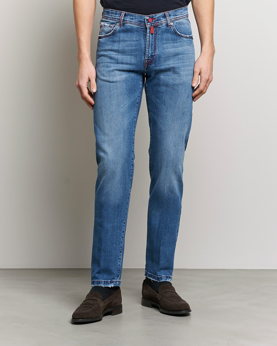 Herre | Kiton | Kiton | Kurabo Denim Jeans Light Indigo