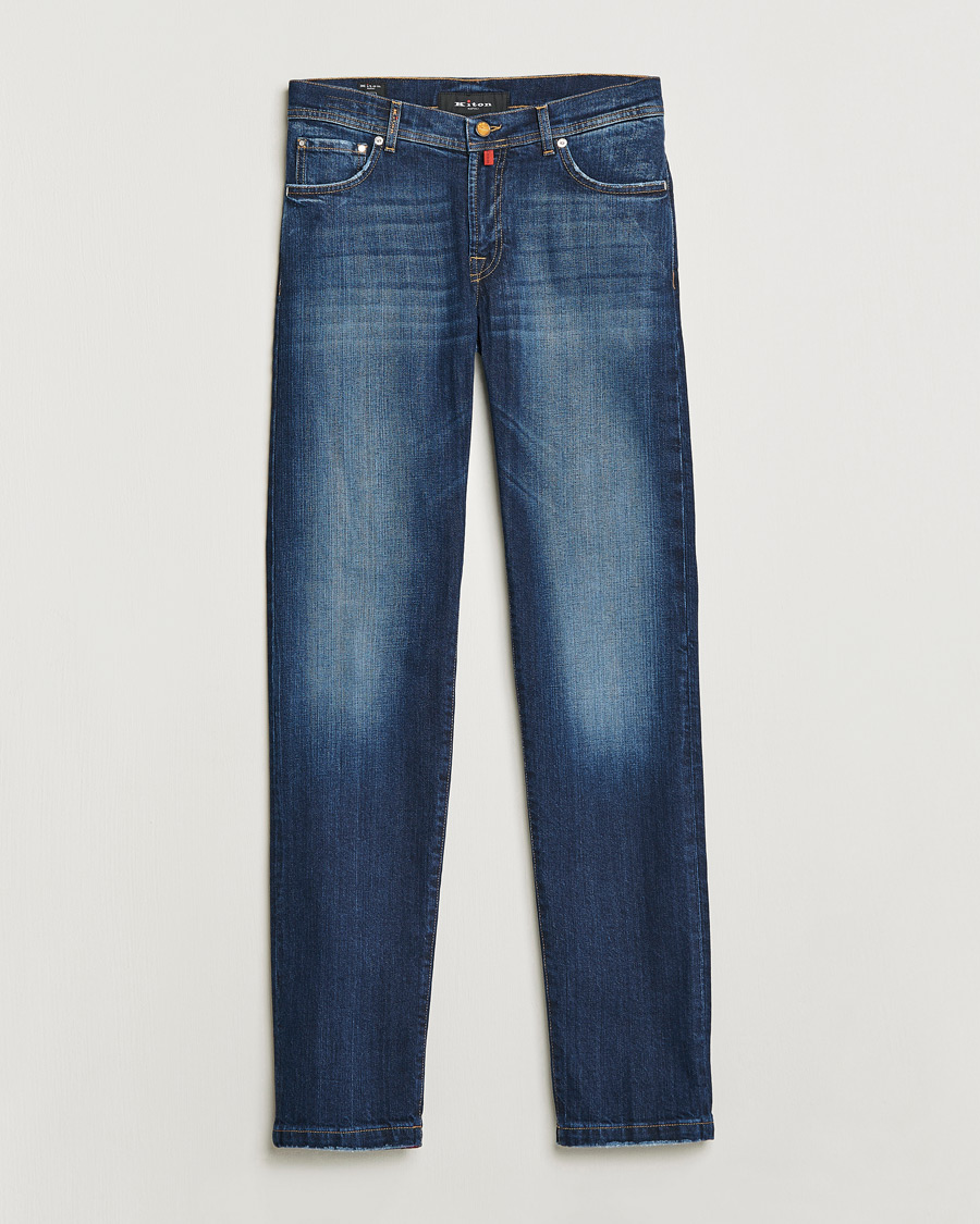 Herre | Jeans | Kiton | Kurabo Denim Jeans Dark Indigo