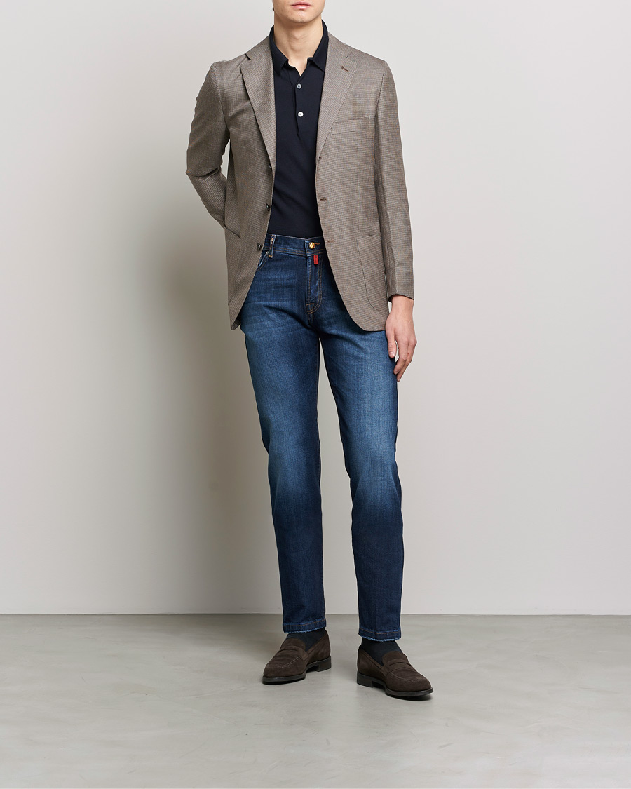 Herre | Jeans | Kiton | Kurabo Denim Jeans Dark Indigo