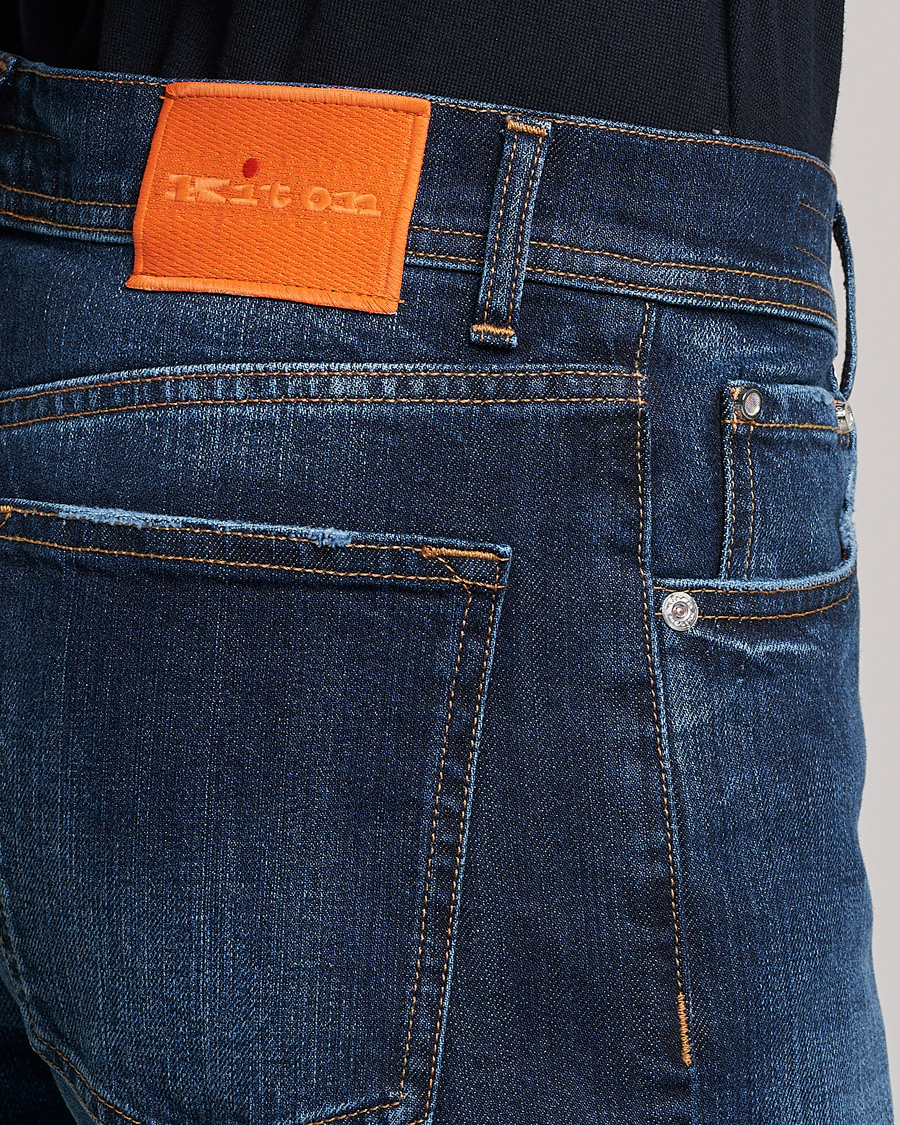 Herre | Jeans | Kiton | Kurabo Denim Jeans Dark Indigo