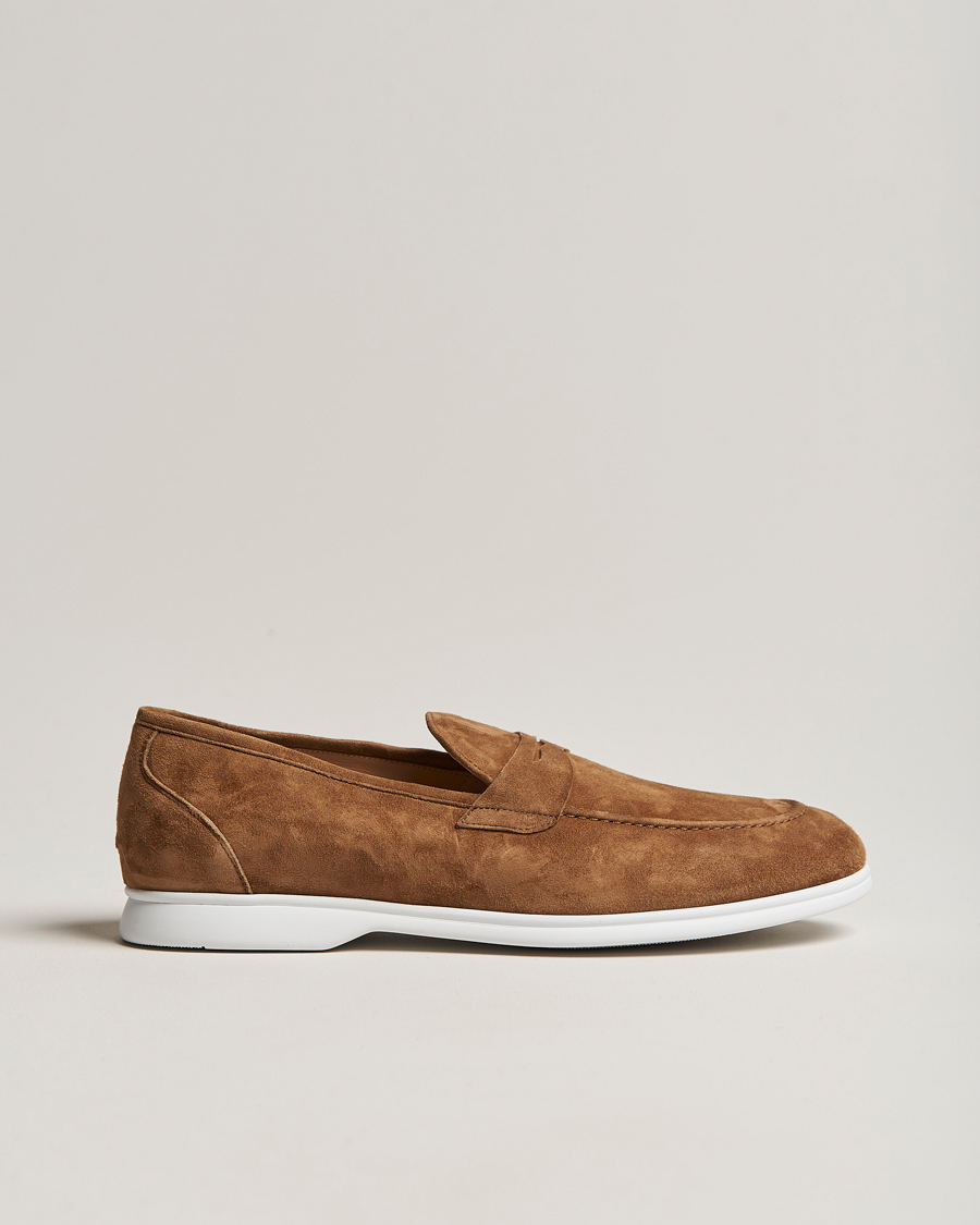 Herre | Kiton Summer Loafers Brown Suede | Kiton | Summer Loafers Brown Suede