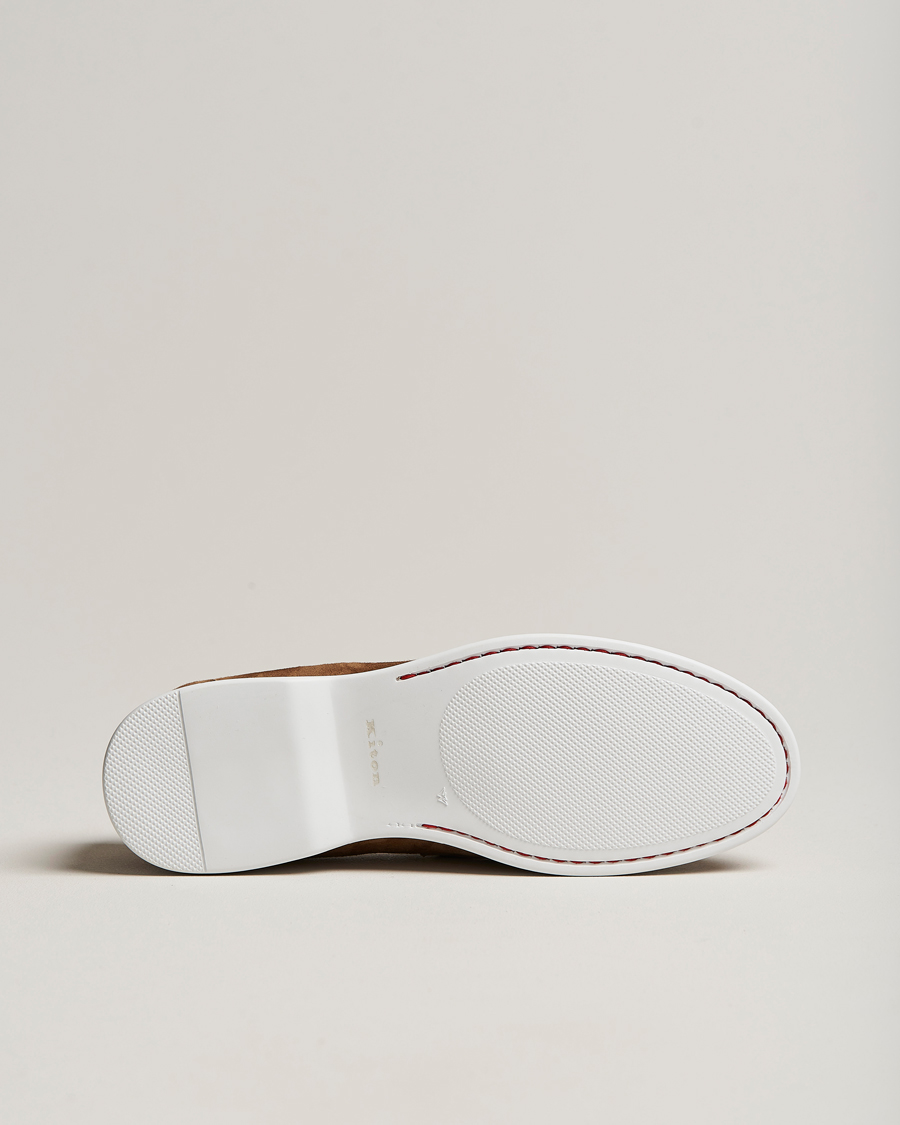 Herre | Kiton Summer Loafers Brown Suede | Kiton | Summer Loafers Brown Suede