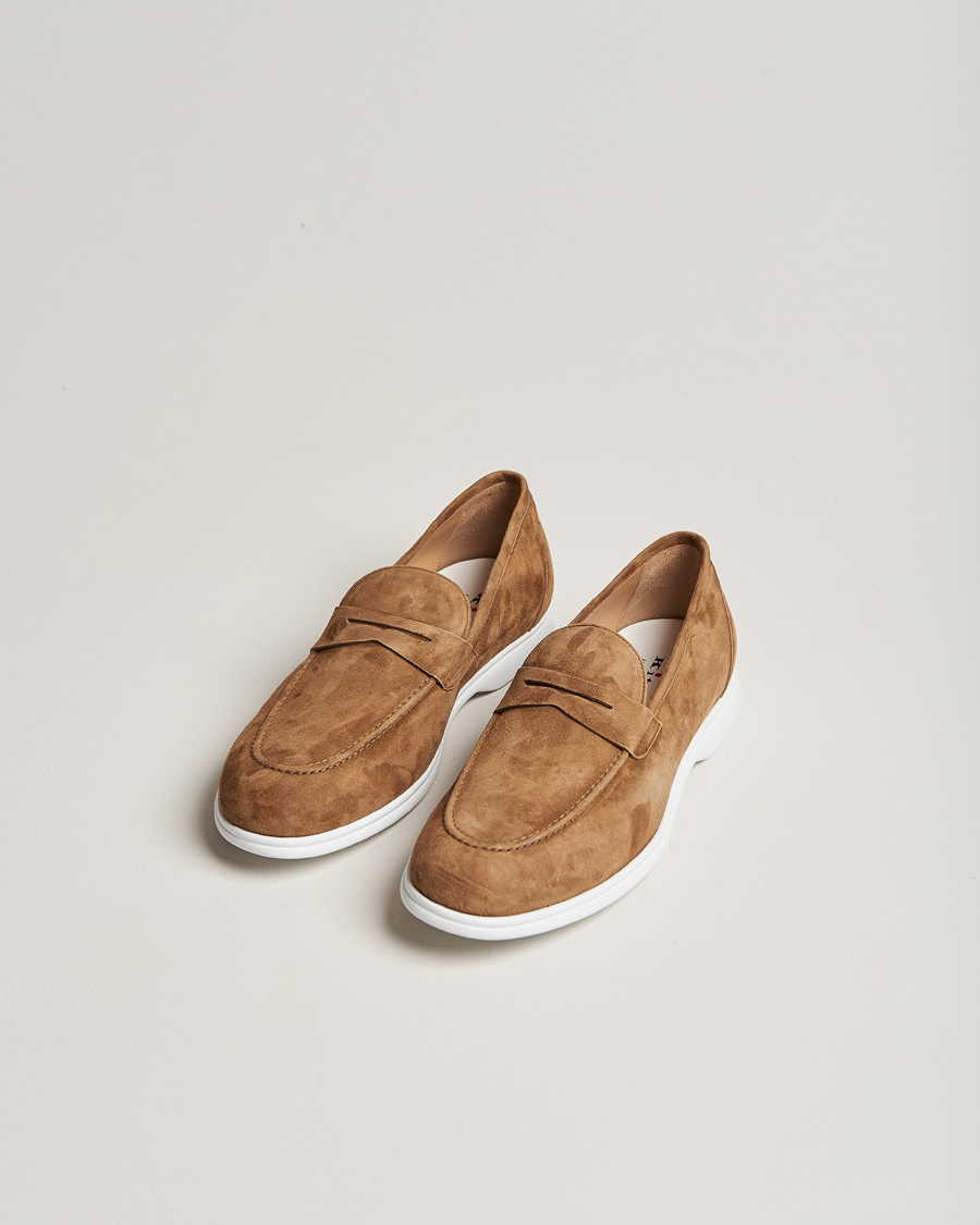 Herre | Kiton Summer Loafers Brown Suede | Kiton | Summer Loafers Brown Suede