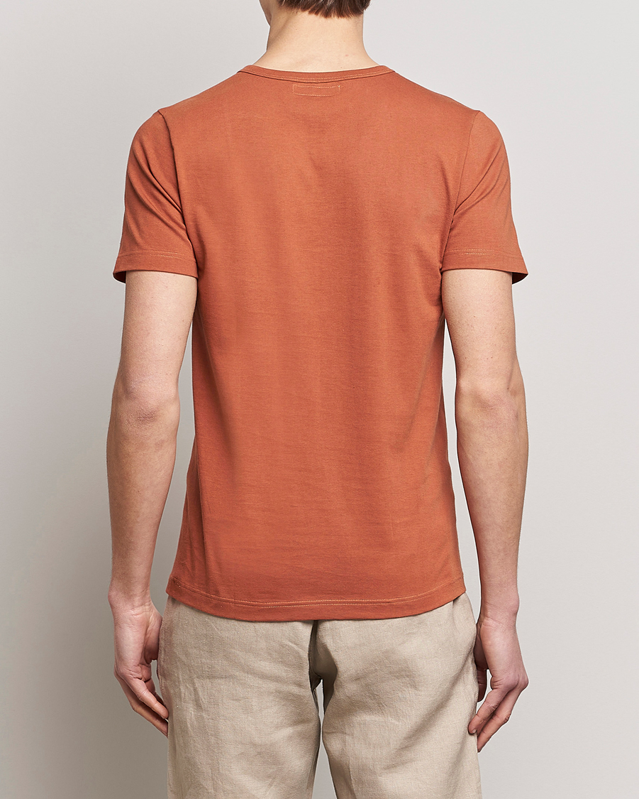 Herre | T-Shirts | Merz b. Schwanen | 1950s Classic Loopwheeled T-Shirt Sierra Red