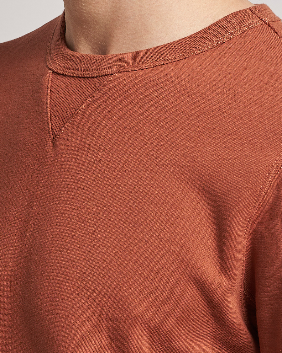 Herre | Trøjer | Merz b. Schwanen | Organic Cotton Crew Neck Sweat Sierra Red