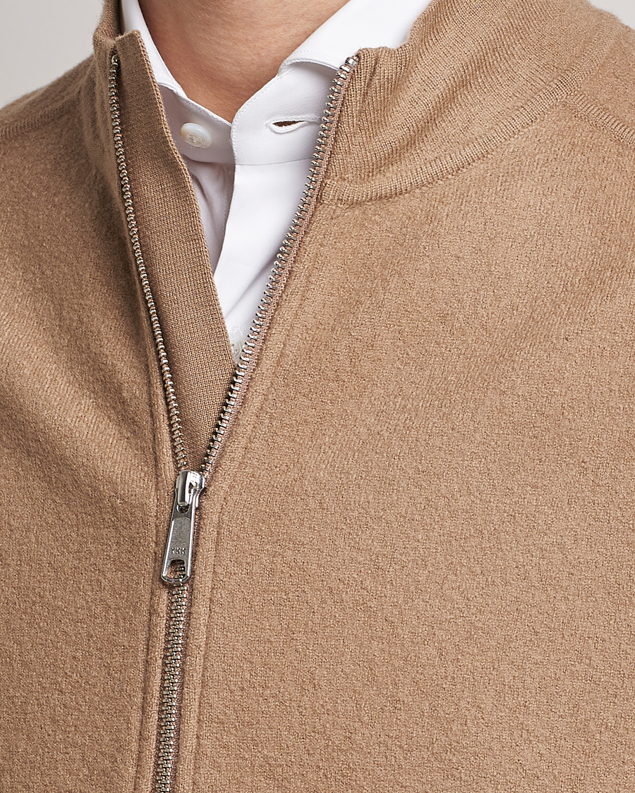 Herre | Veste | Morris Heritage | Pierre Boiled Wool Vest Camel