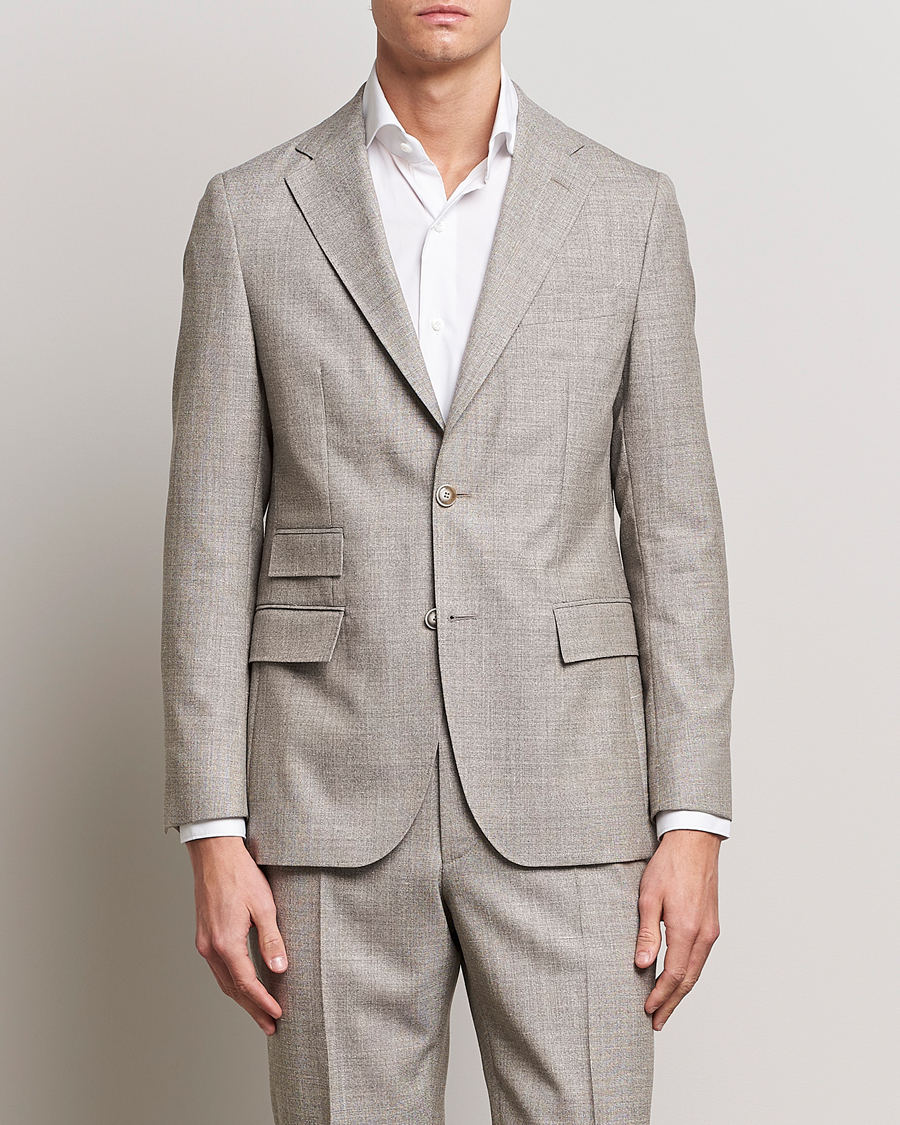 Herre | Blazere & jakker | Morris Heritage | Keith Tropical Wool Suit Blazer Khaki