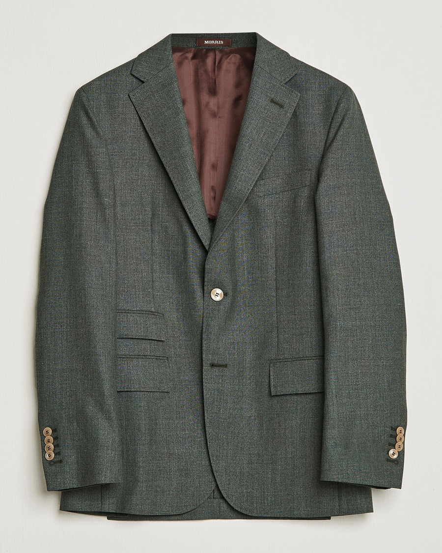 Herre | Blazere & jakker | Morris Heritage | Keith Tropical Wool Suit Blazer Green