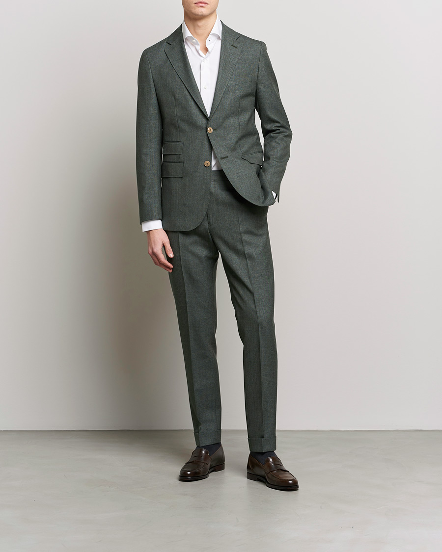 Herre | Blazere & jakker | Morris Heritage | Keith Tropical Wool Suit Blazer Green