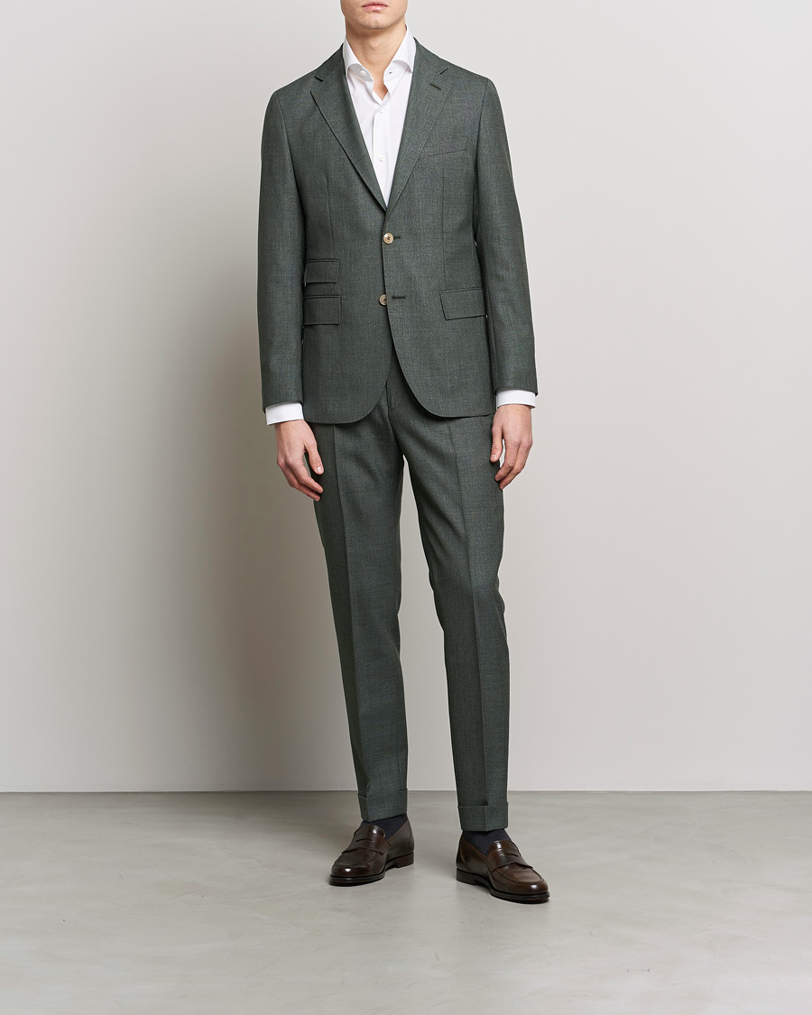 Herre | Bukser | Morris Heritage | Jack Tropical Suit Trousers Green