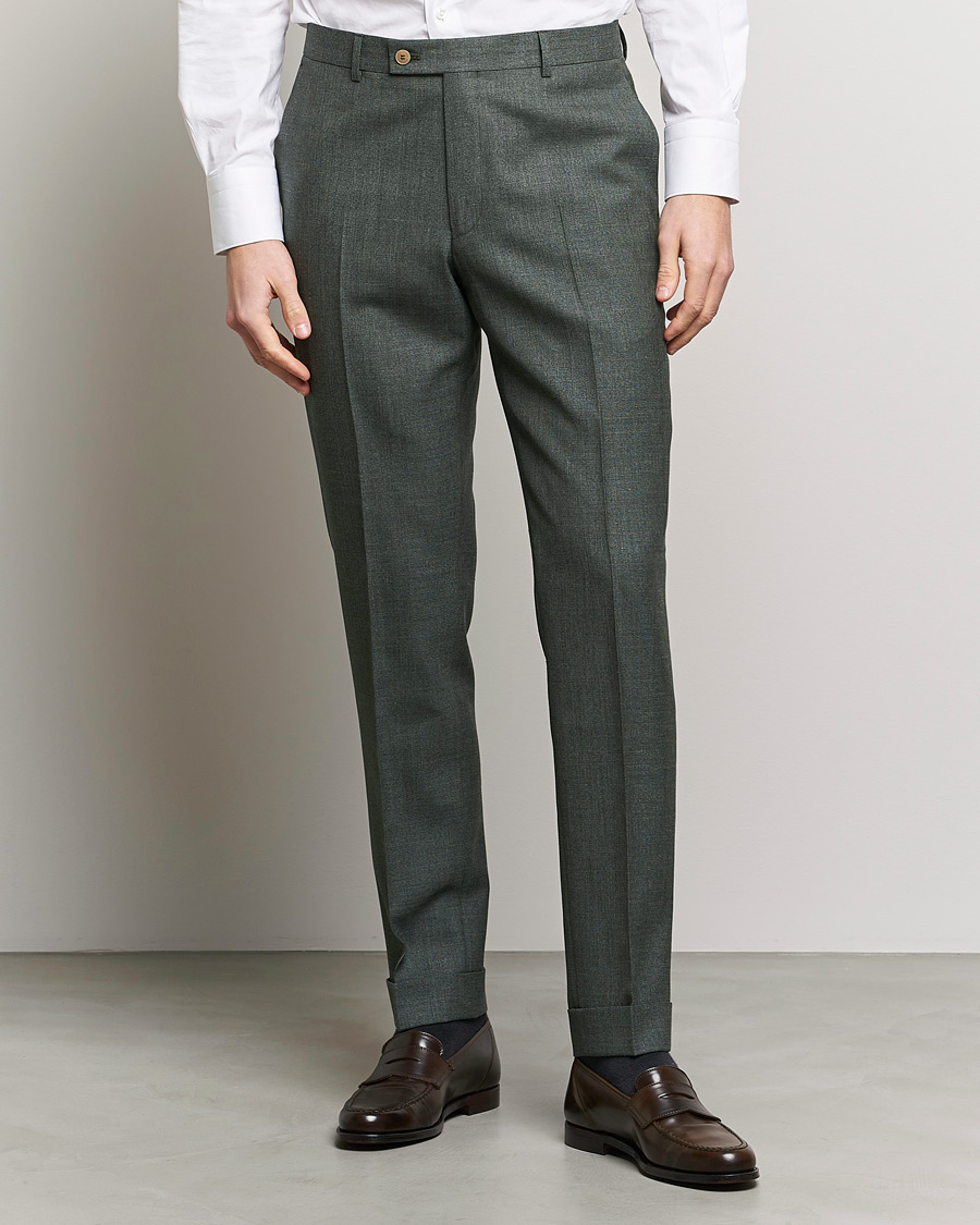 Herre | Jakkesæt | Morris Heritage | Jack Tropical Suit Trousers Green