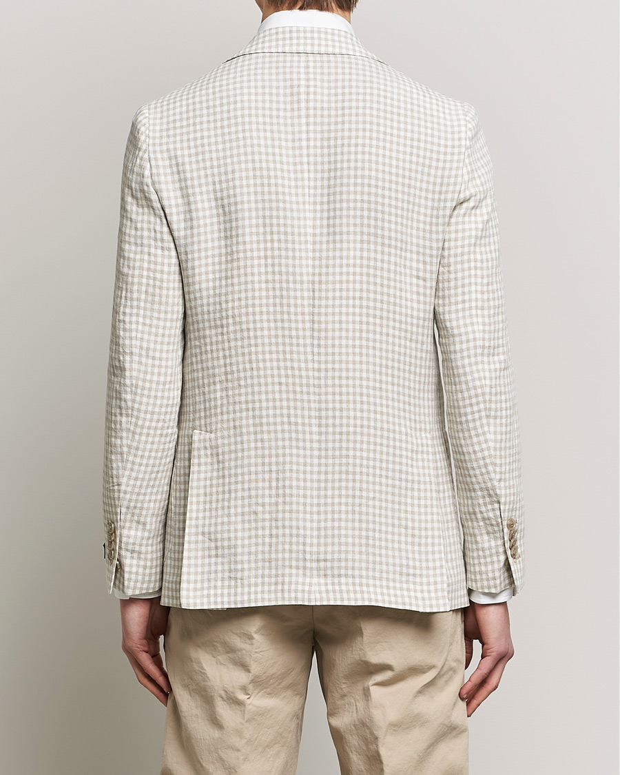 Herre | Blazere & jakker | Morris Heritage | Mike Check Linen Blazer Off White