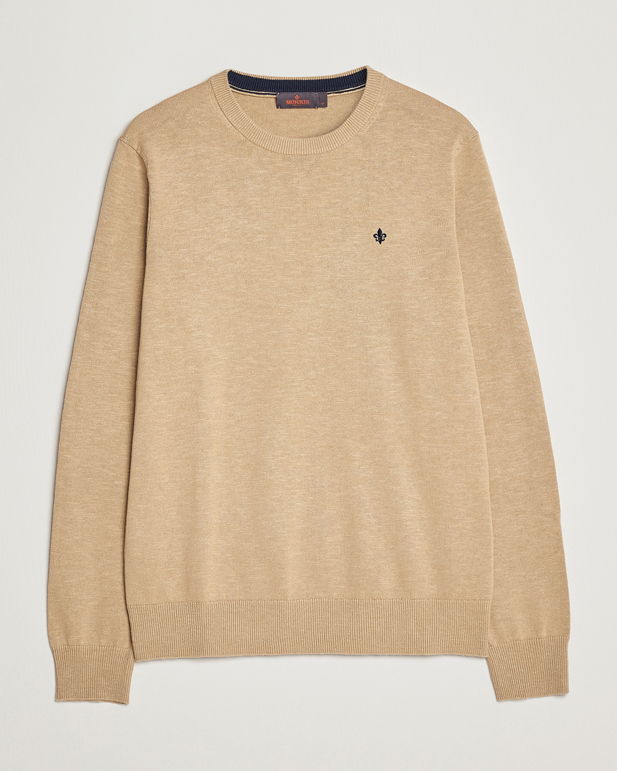 Herre | Trøjer | Morris | Harold Summer Crew Neck Camel