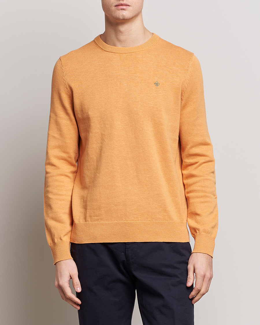 Herre | Pullovers med rund hals | Morris | Harold Summer Crew Neck Orange