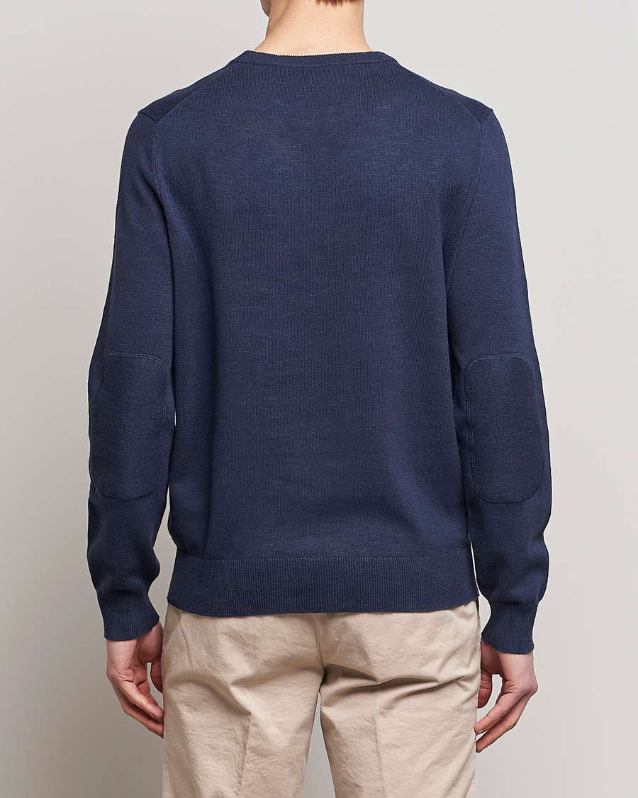 Herre | Trøjer | Morris | Harold Summer Crew Neck Blue