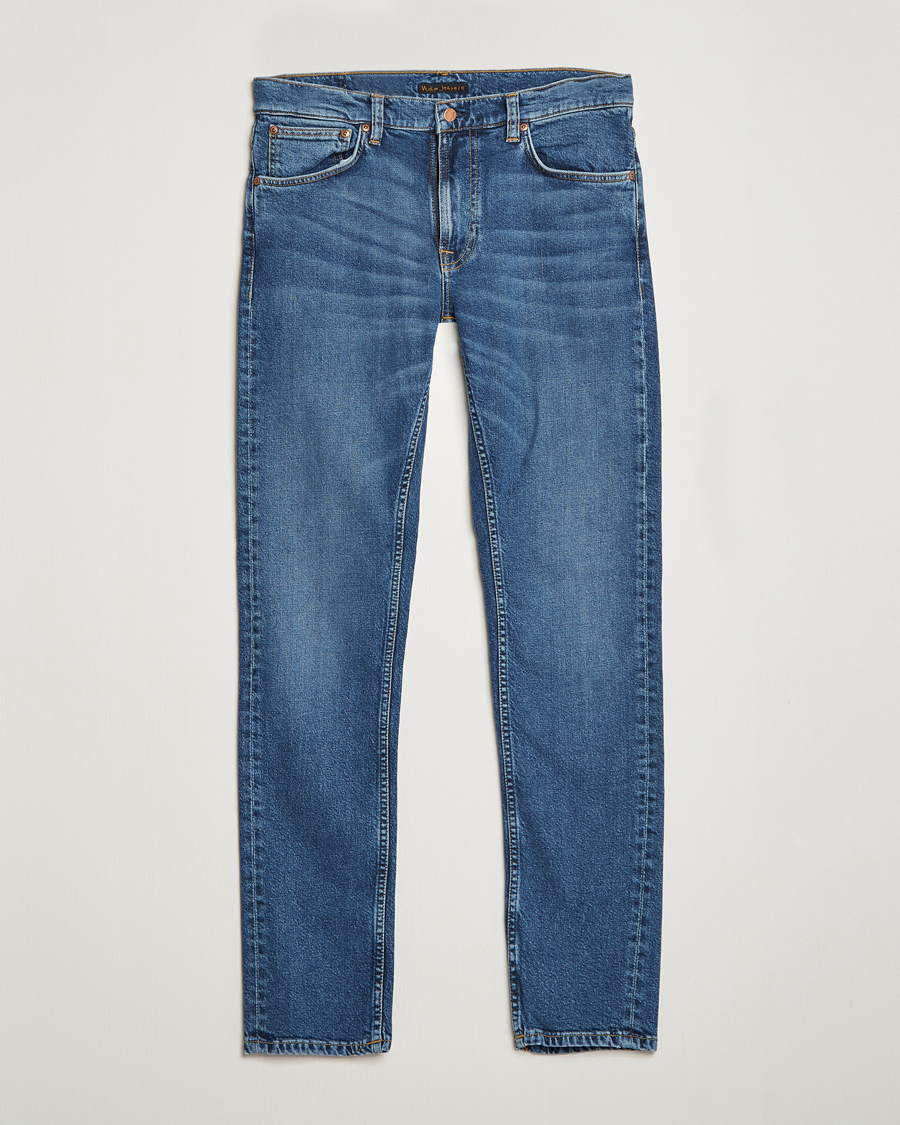 Nudie Jeans Lean Dean Jeans Blue - CareOfCarl.dk