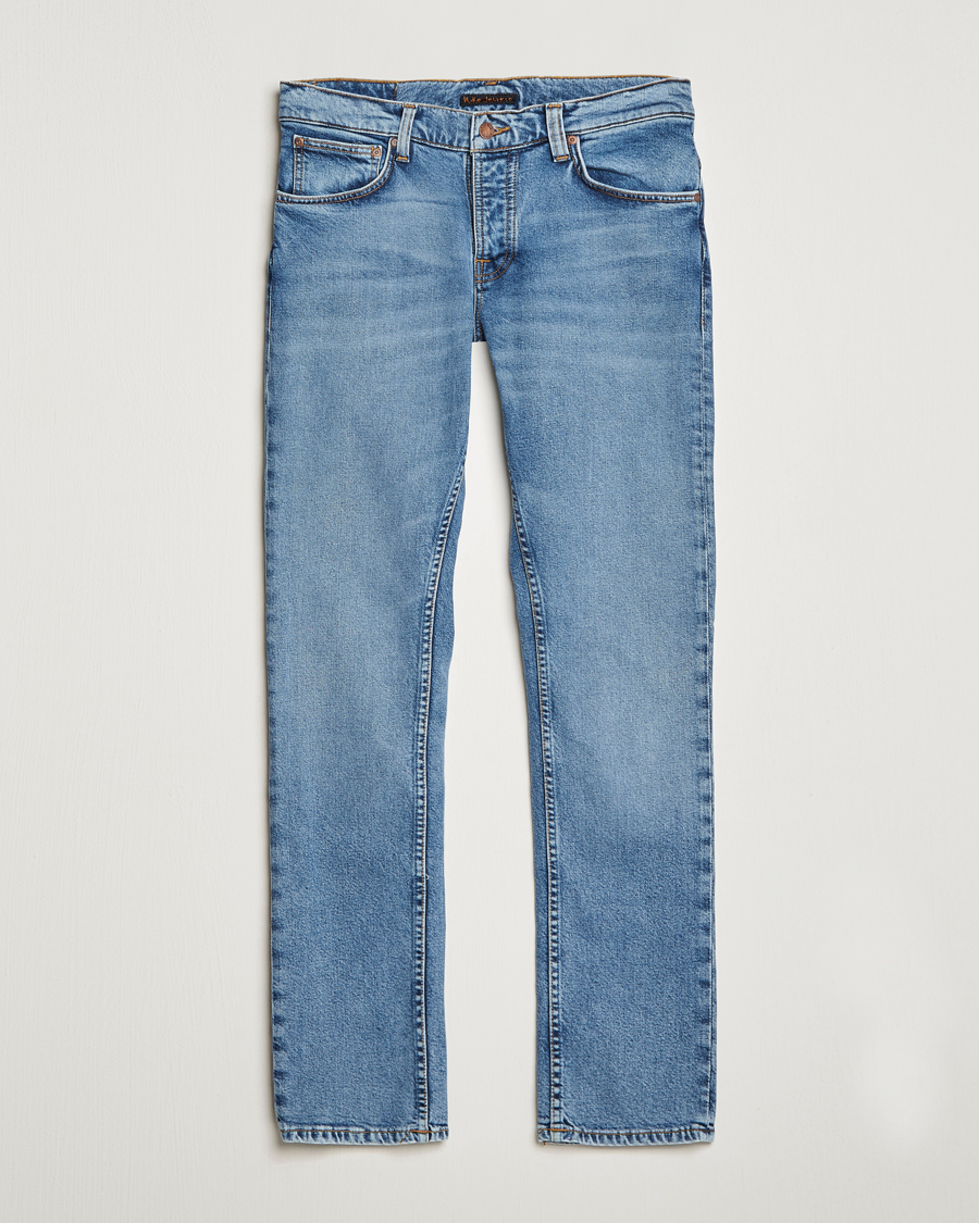 Herre | Jeans | Nudie Jeans | Grim Tim Jeans Worn Pale Blue