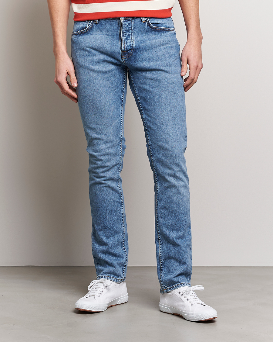 Jeans Grim Tim Jeans Worn Pale Blue