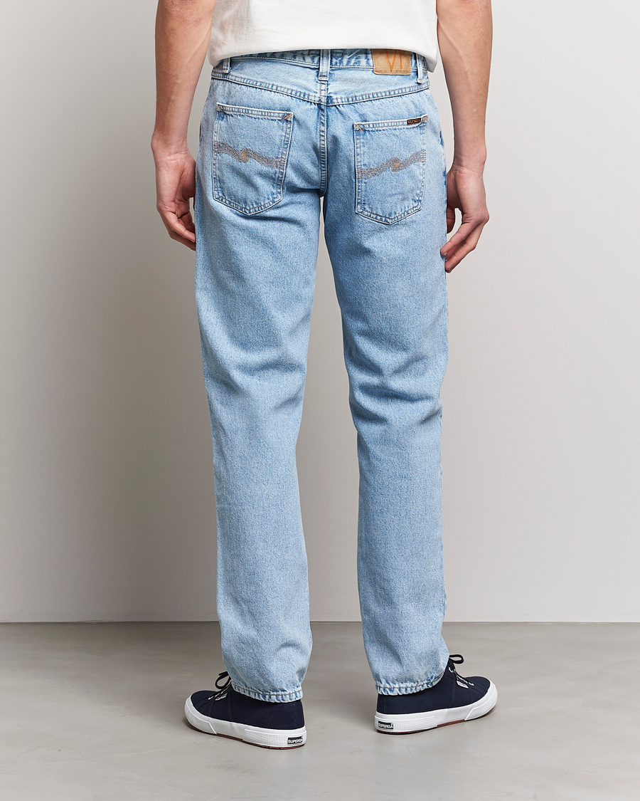 Nudie Jeans Gritty Jackson Jeans Sunny Blue CareOfCarl.dk
