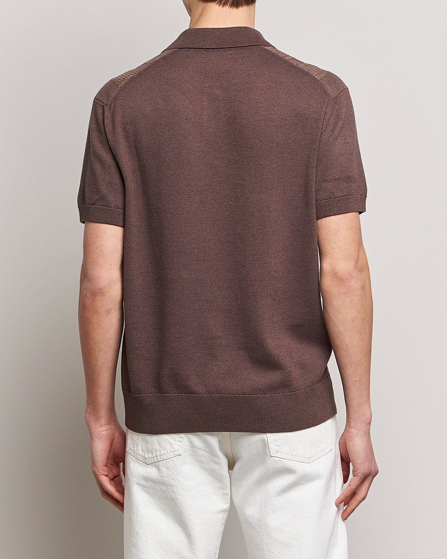 Herre | Polotrøjer | Nudie Jeans | Frippe Knitted Polo Brown