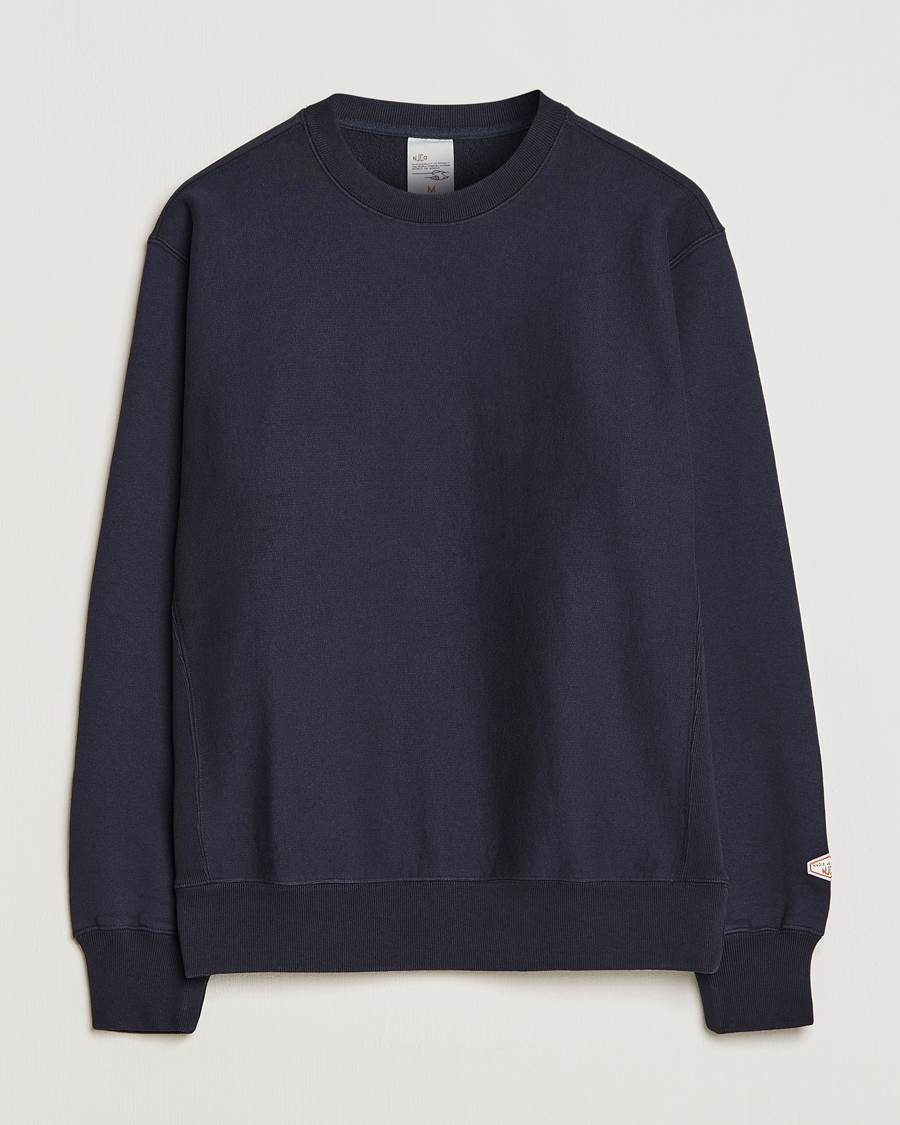 Herre | Trøjer | Nudie Jeans | Hasse Crew Neck Sweatshirt Navy