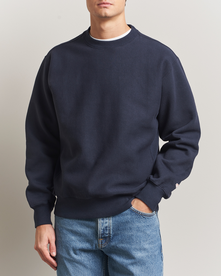 Herre | Trøjer | Nudie Jeans | Hasse Crew Neck Sweatshirt Navy