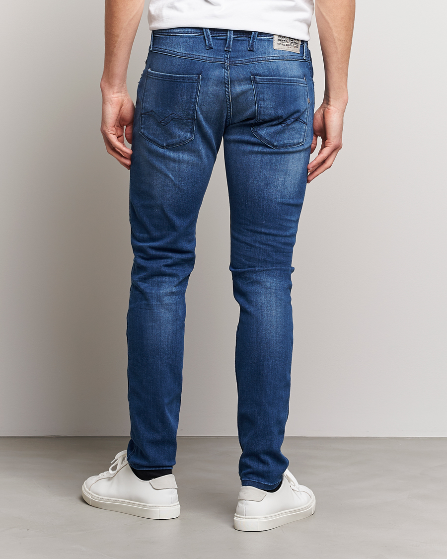 Herre | Jeans | Replay | Anbass Powerstretch Jeans Medium Blue