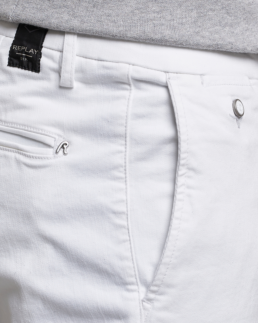 Herre | Bukser | Replay | Benni Hyperflex X-Lite Chinos White