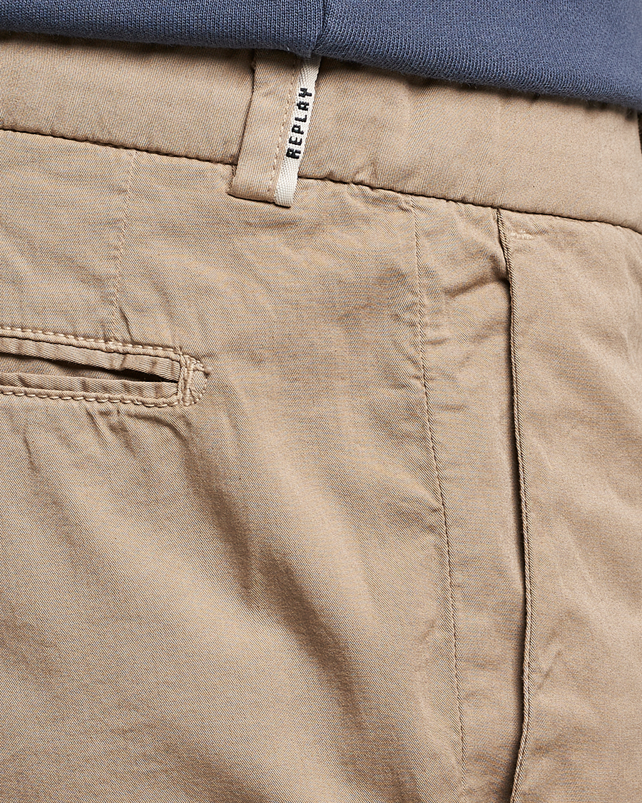 Herre | Shorts | Replay | Sartoriale Chino Shorts Sand