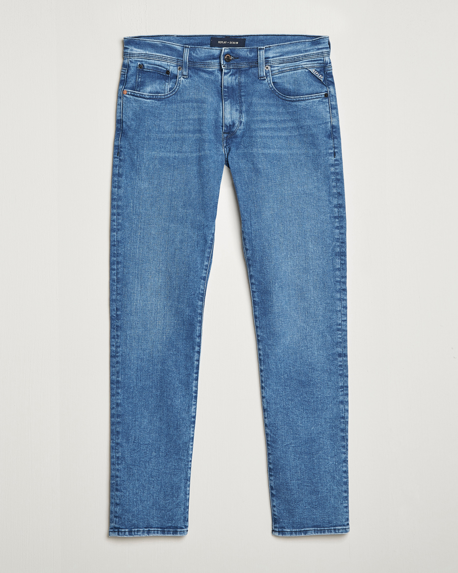 Herre | Jeans | Replay | Sartoriale Regular Fit Hyperflex Jeans Light Blue
