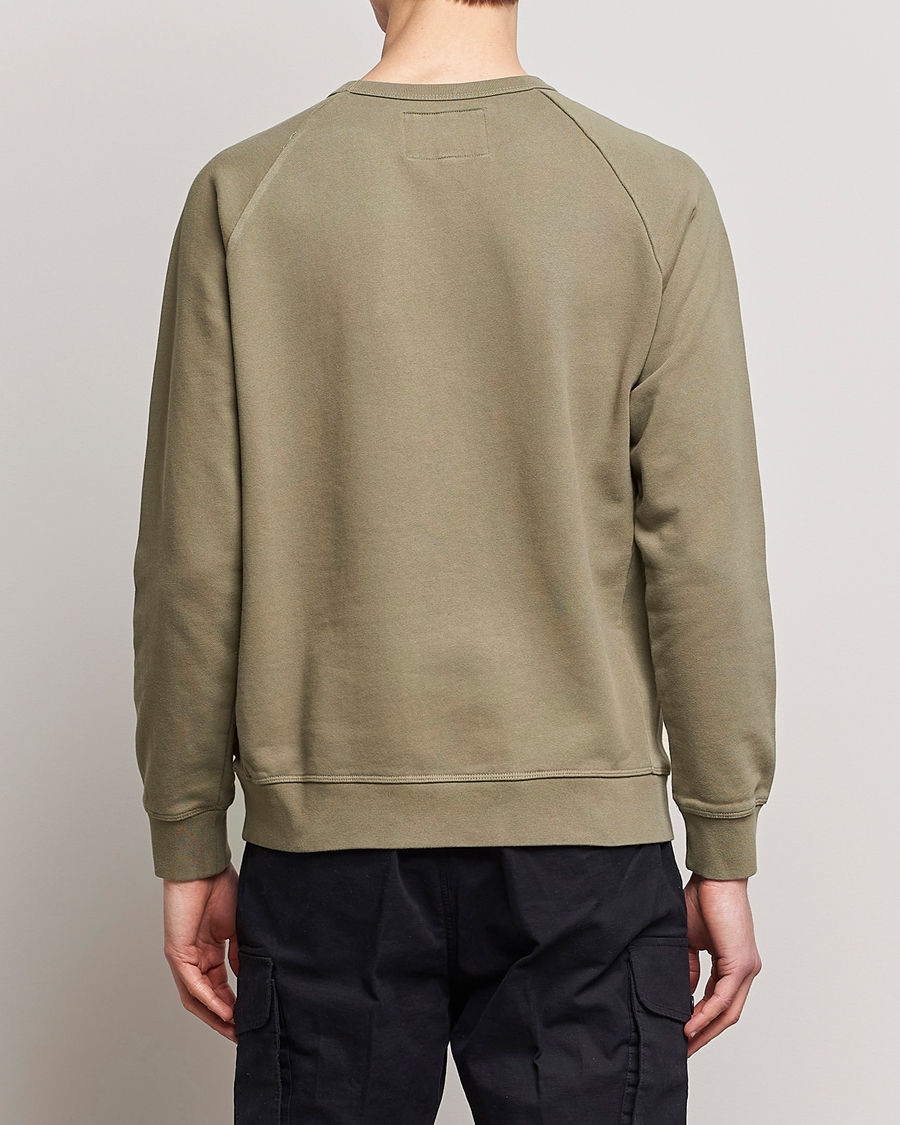 Herre | Trøjer | Replay | Sartoriale Jersey Crew Neck Sweatshirt Sage Green