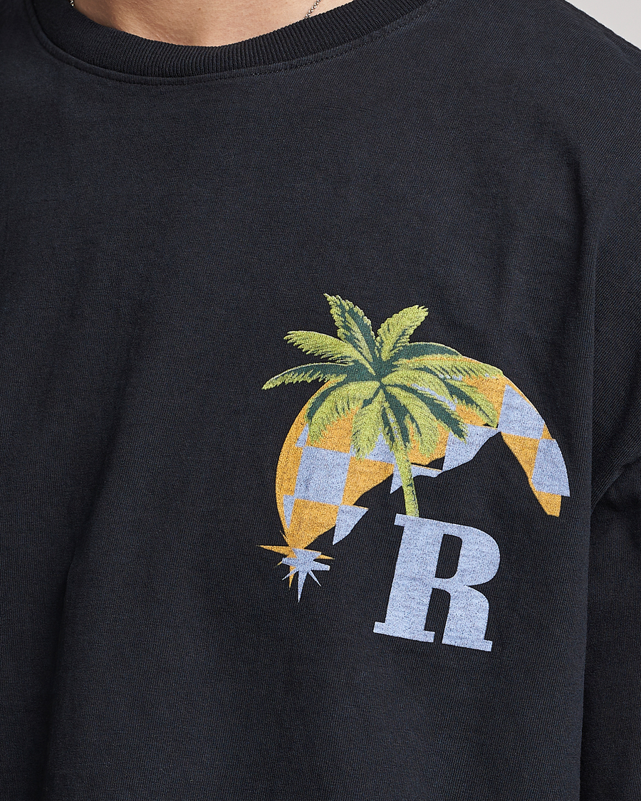 Herre | T-Shirts | Rhude | Moonlight Tropics T-Shirt Black